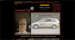 Desktop Screenshot of gentlemantaxi.com